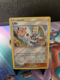 NM Lillie 125a/156 Reverse Holo Stamped Regional Championship Promo Pokemon Card - Image 1