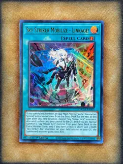Yugioh Sky Striker Mobilize - Linkage! MAMA-EN003 Ultra Rare 1st Ed NM - Image 1