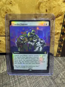 Wizards of the Coast Turtles Forever Holo Instant MTG TMNT 0261 - Image 1