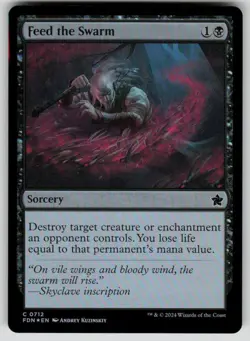 Feed the Swarm Foil C Foundations 712 NM - Image 1