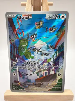 Chatot - 181/162 - Temporal Forces Illustration Rare - NM - Pokemon - Read Desc. - Image 1