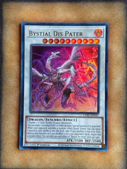 Yugioh Bystial Dis Pater CYAC-EN041 Ultra Rare 1st Ed NM - Image 1