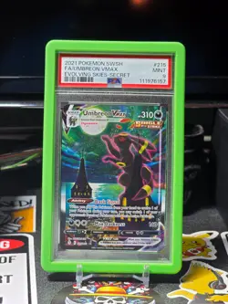 ☠ Pokemon Umbreon VMAX ALT 215/203 Evolving Skies PSA 9 FREE NEXT DAY SHIPPING - Image 1