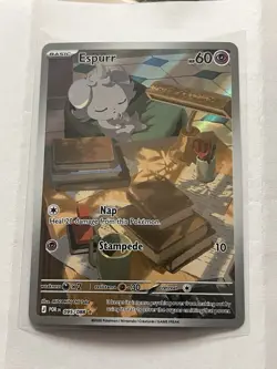Espurr 095/088 Illustration Rare Perfect Order Pokemon TCG - Image 1