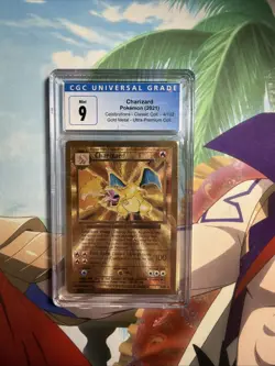 Pokemon TCG 2021 Celebrations UPC Gold Metal Charizard Classic Coil 4/102 CGC 9 - Image 1