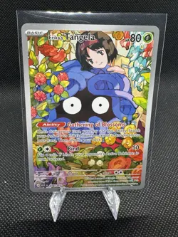 Pokemon TCG Erika's Tangela 218/217 ME: Ascended Heroes Illustration Rare NM M - Image 1