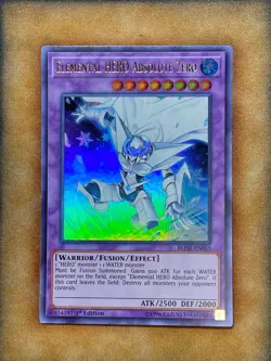 Yugioh Elemental HERO Absolute Zero BLHR-EN065 Ultra Rare 1st Ed NM - Image 1
