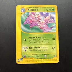 Pokemon TCG Aquapolis #055/147 Nidorino LP Non Holo E-Reader - Image 1