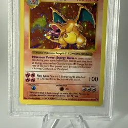 1999 Pokemon Charizard 4/102 Shadowless Holo - PSA 5 - Image 3
