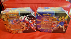 KORAIDON & ZACIAN EX- SLASHING LEGENDS TIN- Lot Of Two Tins Pokemon TCG - Image 1
