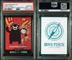 PSA 10 - Luffy & Kumamon DON!! Card Promo One Piece Japanese Kumamoto Prefecture - Image 3