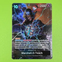 OP09-093 Marshall D Teach Alt Art SR One Piece TCG English - Image 1