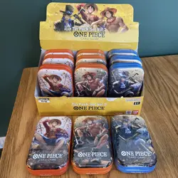 One Piece Tin Pack Vol 2 Display Case of 12 | TS-02 OP-13 | Sealed | Bandai - Image 1