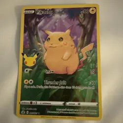 Pokemon TCG Celebrations Pikachu Holo Rare Card 005/025 NM/Mint Condition - Image 1
