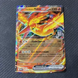 Pokemon card - Team Rocket's Moltres ex - 031/182 - Destined Rivals - Holo NM - Image 1