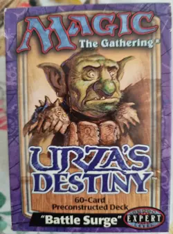 MTG Urza's Destiny Theme Deck Battle Surge OPENED Incomplete Missing 1 Card - Image 1