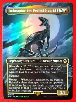 MTG Indoraptor, the Perfect Hybrid Foil Eng Jurassic World Collection MTG NM - Image 1