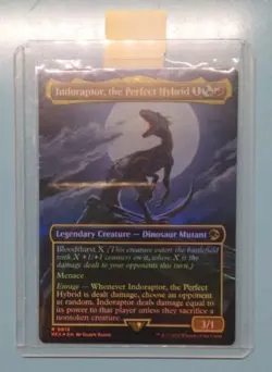 MTG Indoraptor, the Perfect Hybrid Foil Eng Jurassic World Collection MTG NM - Image 3