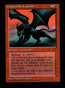 MRM FR/VF Gargouille de granit - Granite Gargoyle Mint MTG magic FBB R20 - Image 1