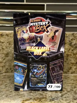 ICONIC MYSTERY POKEMON BGS BLACK LABEL LIMITED TO 100 FACTORY SEALED! $3499 MSRP - Image 1