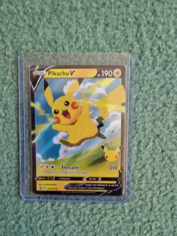Carte Pokemon Pokachu SWSH143 Promo Celebrations Fr Neuf Prete GRADE 10 - Image 1