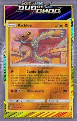 Kicklee Reverse - SL09:Duo De Choc - 73/181 - Carte Pokemon Neuve Francaise - Image 1