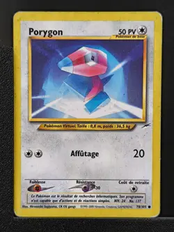 Carte Pokemon Porygon 78/105 Edition 2 Ed 2 Neo Destiny Wizards FR 1 - Image 2