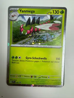 Pokemon Blister Yanmega – 3 Boosterpacks + Promokarte – Deutsch – Neu - Image 4