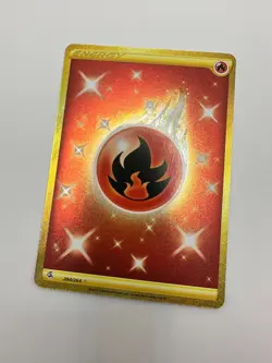 Pokemon Karte TCG Feuer Energie 284/264 Fusionsangriff Holo Rare Englisch NM - Image 2