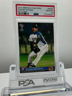 SHOHEI OHTANI 2013BBM N-H.FIGHTERS PITCHING #F02A ROOKIE CARD!PSA10!LOWPOP! - Image 3