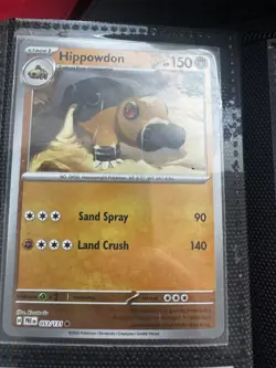 Pokemon Card Hippowdon Masterball Prismatic Evolutions 053/131 Near Mint - Image 1