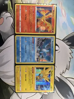 Moltres Articuno Zapdos - Pokemon GO TCG Cards - Holo Rare Set - NM/M - Image 1