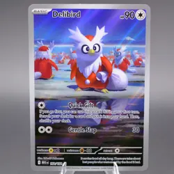 Delibird 152/132 Illustration Rare ME01: Mega Evolution Pokemon TCG NM - Image 1