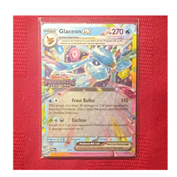 Pokemon Glaceon EX 026/131 Prismatic Evolutions Promo Stamped Holo Card English - Image 1
