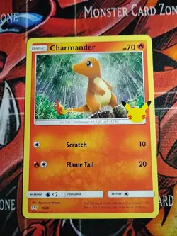Pokemon McDonalds 2021 Charmander Non-Holo 25th Anniversary Promo Card 9/25 NM - Image 2