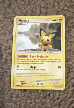 Pokemon Pichu 93/123 MT Mysterious Treasures NM - Image 2