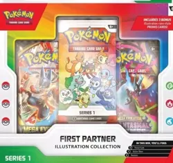 Pokemon TCG: First Partner Illustration Collection Series 1 Factory Sealed - Image 1