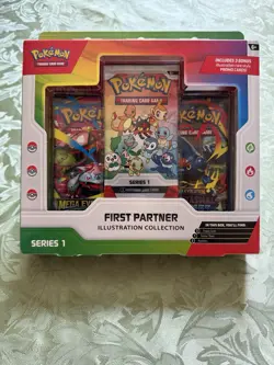 Pokemon TCG First Partner Illustration Collection Series 1 New Sealed - Image 1