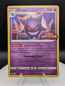 Pokemon TCG: Sword and Shield Prerelease SWSH241: Gengar Black Star Promo (NM) - Image 1