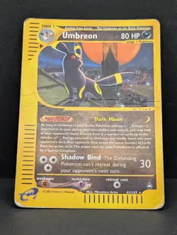 Umbreon 041/147 Aquapolis Reverse Holo Ultra Rare Pokemon TCG Nintendo Eevee HP - Image 3