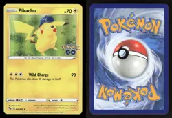 Pikachu 028/078 Holo Rare Pokemon GO Pokemon NM/M - Image 3