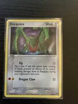 Pokemon TCG Rayquaza #3 PSA 8 NM-MT Pop Series 1 2006 Holo 3/17 - Image 1