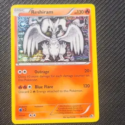 Pokemon Reshiram 28/113 Legendary Treasures Holo Rare 130 HP English - Image 1