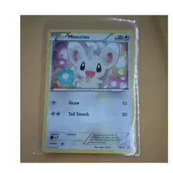 Pokemon Minccino Cosmos Holo Promo Black & White BW13 Basic 50HP English - Image 1