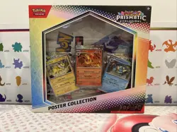 Pokemon TCG: Scarlet & Violet Prismatic Evolutions Poster Collection NISB - Image 1