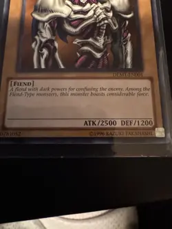 Lot Of 3 Yu-gi-oh Cards! Summoned Skull Card Demi-en001 1996 + Driangle +Arcana - Image 2