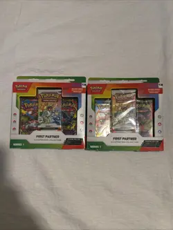 Pokemon TCG First Partner Illustration Collection Series 1 Sealed X2 - Image 1