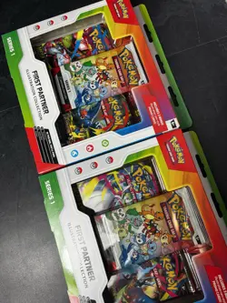 Pokemon TCG First Partner Illustration Collection Series 1 Sealed X2 - Image 2