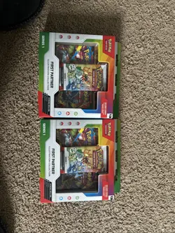 Pokemon TCG First Partner Illustration Collection Series 1 Sealed X2 - Image 1