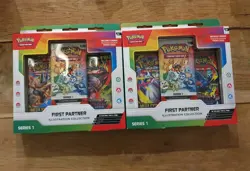 Pokemon TCG First Partner Illustration Collection Series 1 Sealed X2 - Image 1